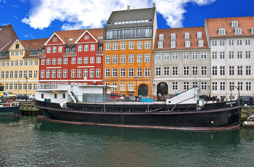 Naklejka premium Copenhague - Nyhavn