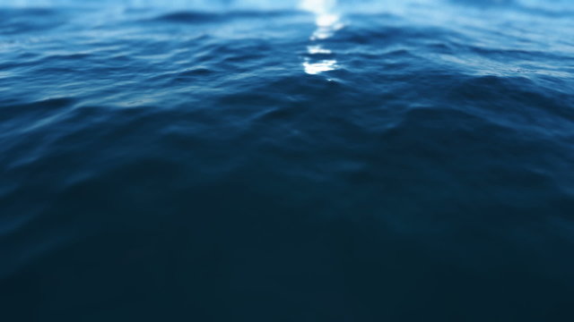 Ocean - cg looped water level animation