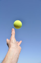 Serving a Tennis Ball