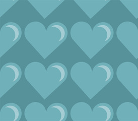 heart seamless pattern vector illustration