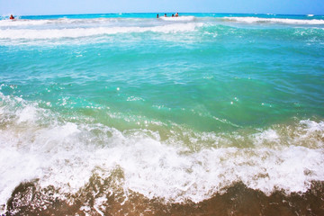 Obraz premium People in sea