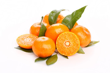 fresh mandarin fruits
