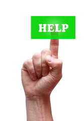 help concept