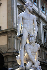 Estatua Hércules y Caco en Florencia