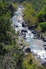 Mountain Stream in Alcantara park, Sicily (Italy)