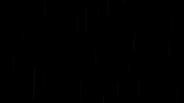3D rain with alpha
