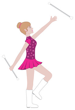 Baton Twirler Majorette