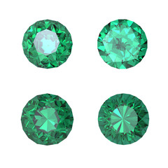 Round emerald