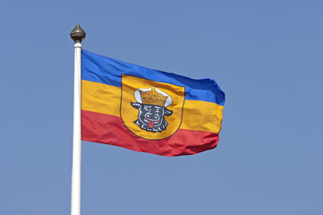 Fahne des Bundeslandes Mecklenburg-Vorpommern