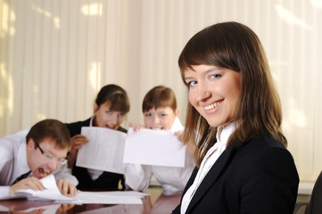 charming business woman