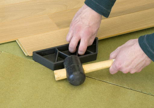 Pose de parquet flottant