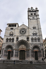 Fototapeta na wymiar Genui katedra San Lorenzo