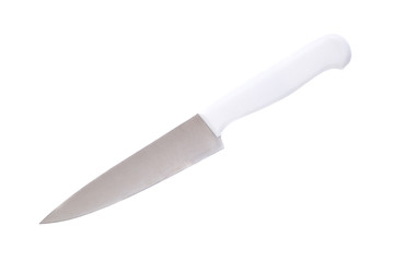 sharp knife isolated on white background