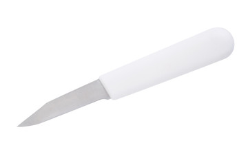 sharp knife isolated on white background