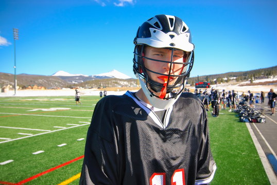 Lacrosse player