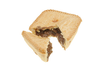 Square meat pie