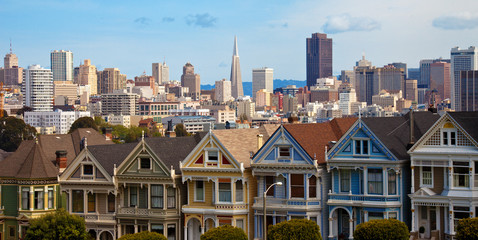Obraz premium Alamo Square Hosues