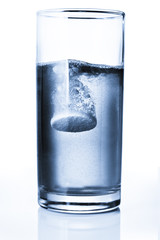 Tablet in water