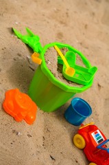 toys and sand