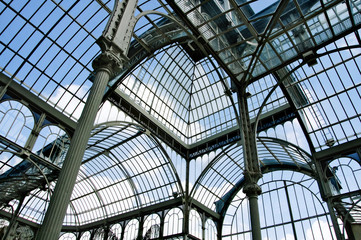 Fototapeta premium Palacio de Cristal, Madrid