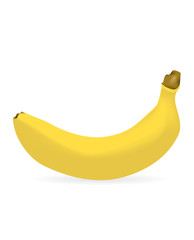 banana with drop shadow