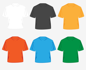 colored T-shirts