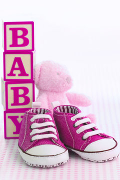 Pink Baby Shoes