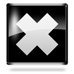 button black  log out nicht einverstanden