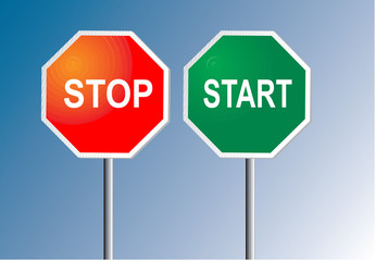 start and stop