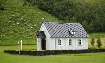 Fototapeta na wymiar Islandzki Kościół