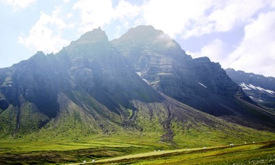 Fototapeta na wymiar Terre d'Islande