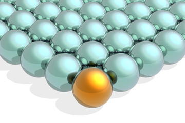 Golden leader of business team