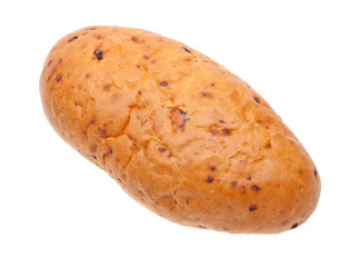 Fresh bread isolated on the white