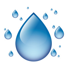 gouttes d'eau