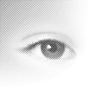 Halftone Vector Eye