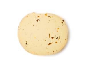 Cheese isolated on the white background