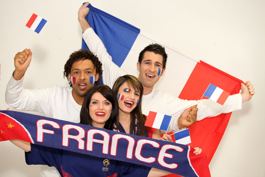 Supporters de l'équipe de France