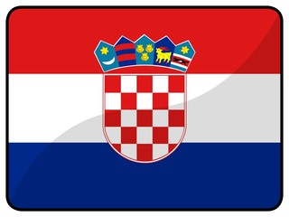 Obraz premium drapeau croatie croatia flag