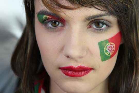 Supportrice portugaise