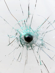 Glass  broken