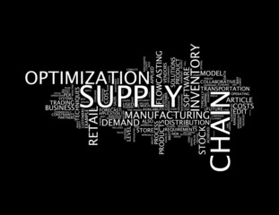 Fototapeta na wymiar Supply Chain Optimization