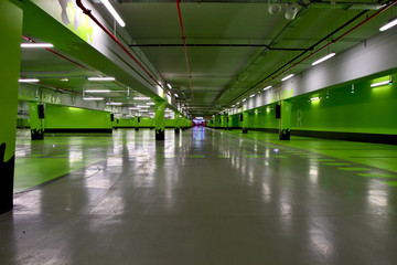 Obraz premium parking souterrain