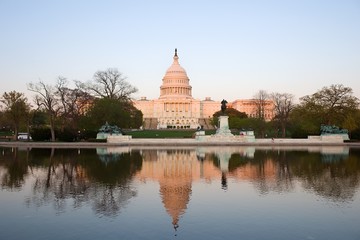 Capitol Hill at sunset, Washington DC