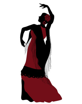 Bailarina flamenca
