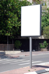 White Street Sign