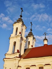 Naklejka premium sunrise in city