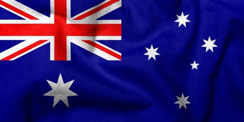 3D Flag of Australia