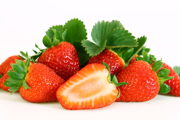 erdbeeren,gartenarbeit