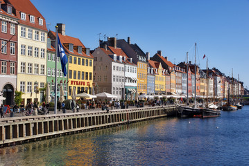 Fototapeta na wymiar Nyhavn in Copenhagen. Denmark