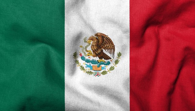 3D Flag of  Mexico